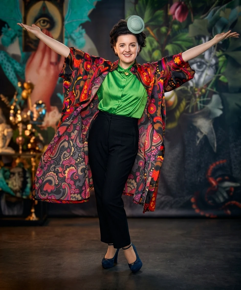 Maja Posavec na premijeri predstave Astro Maja u Teatru EXIT, Zagreb — fotografija Gallaxi
