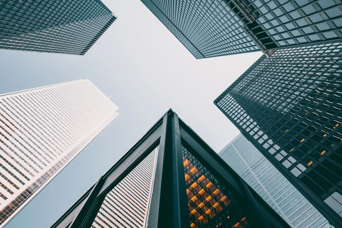 Looking up at skyscrapers — the visual metaphor for ranking high and being seen